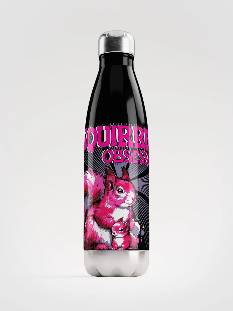 Squirrel Obsessed Stainless Steel Water Bottle product image (1)