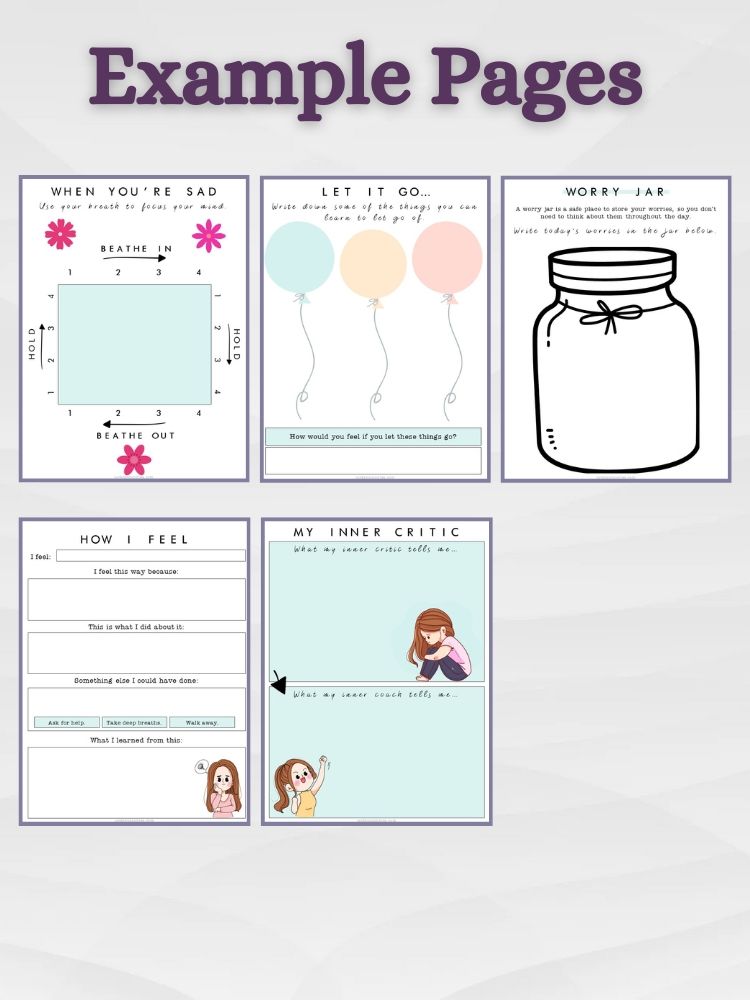 Cognitive Behavioral Therapy (CBT) Workbook for Kids and Teens product image (5)