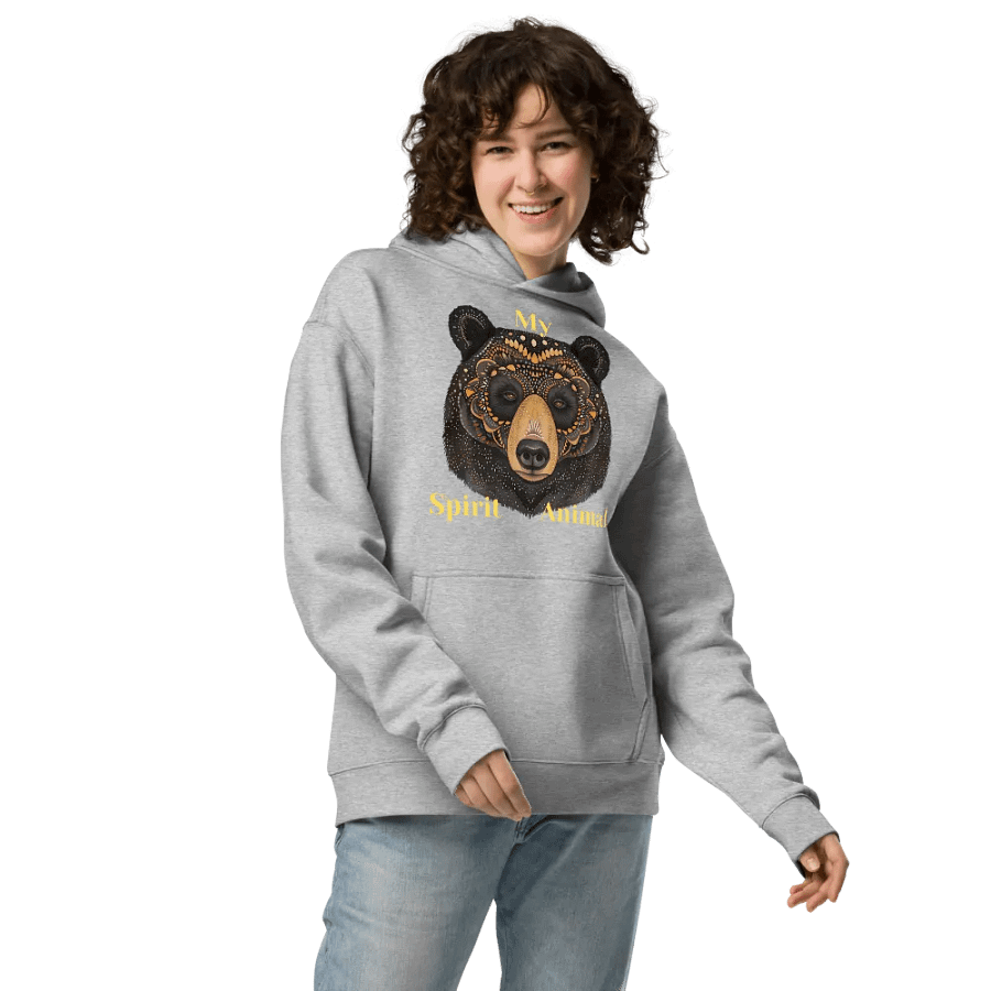 Spirit Animal Bear Oversized Hoodie product image (30)