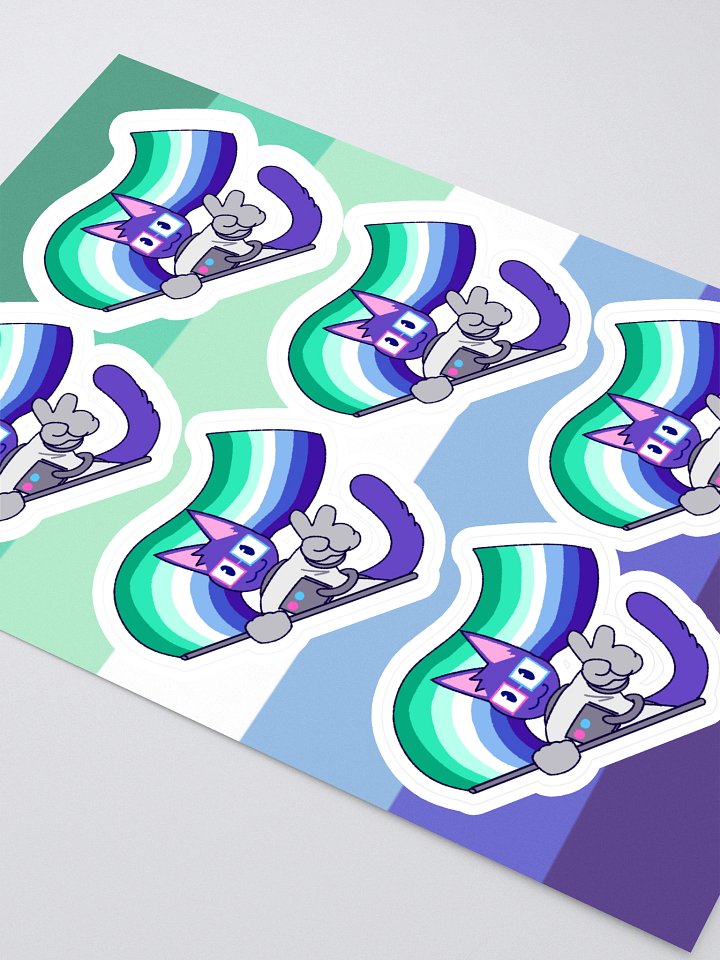 gay pride kaykay sticker sheet product image (2)