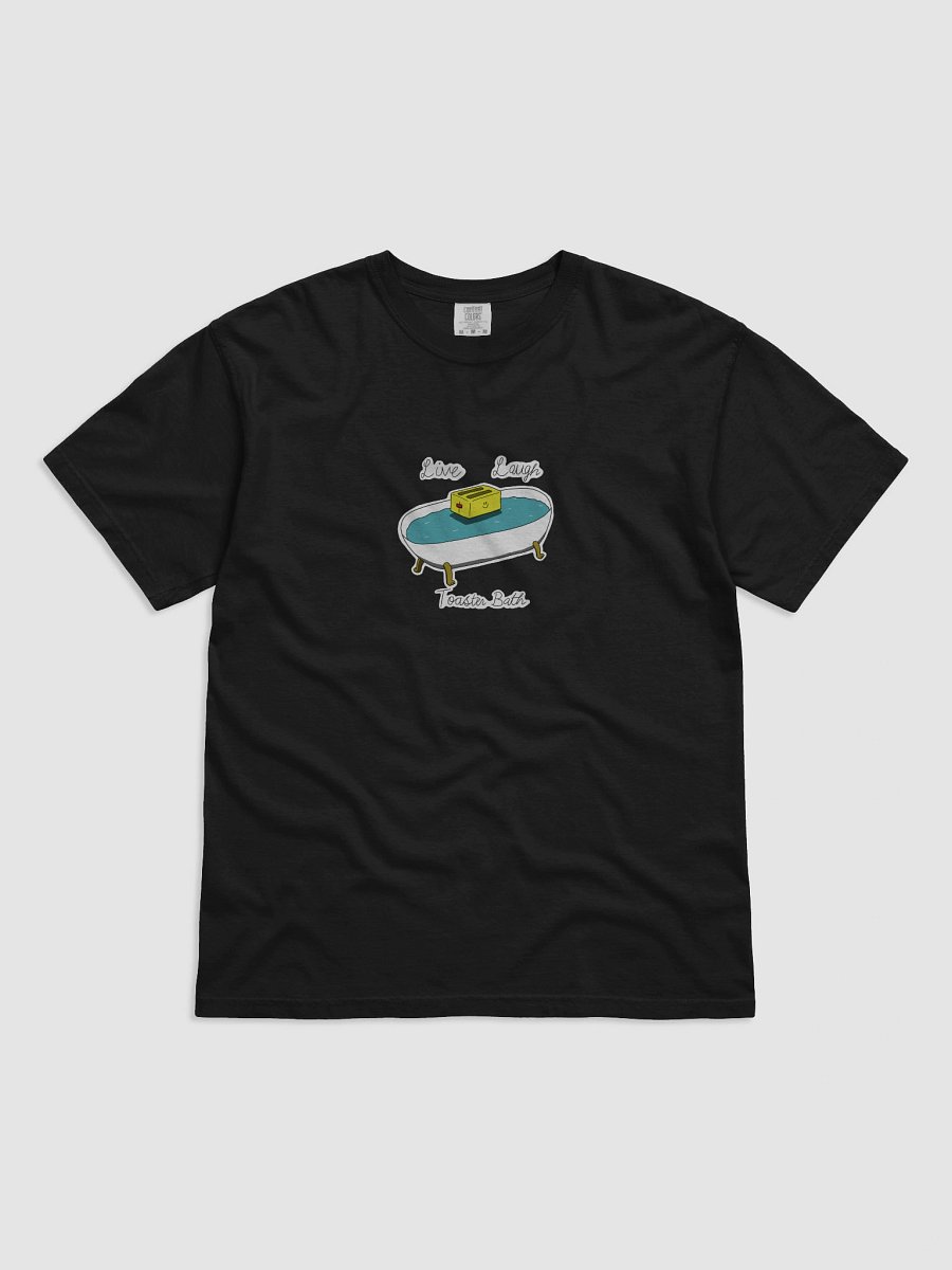 Live Laugh Toaster Bath Cotton T-Shirt product image (1)