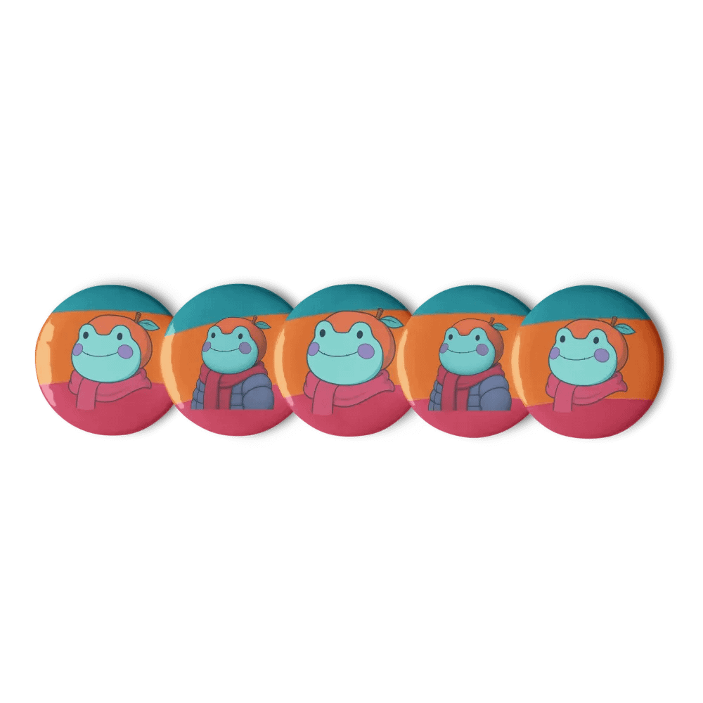 Set Of Official GhostyTongue Rebrand Pin Buttons product image (1)