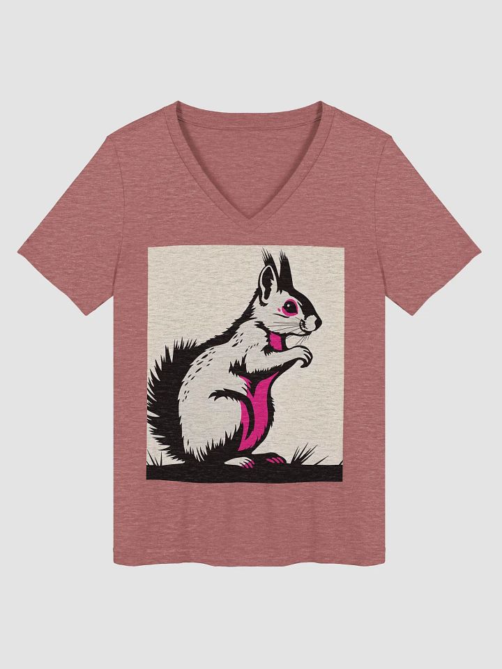 Sassy Squirrel V-Neck Tee product image (1)