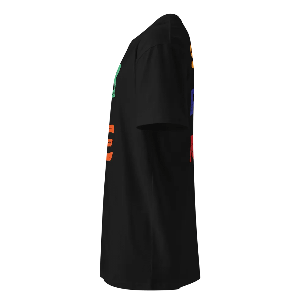 Vertically Aligned Letters Unisex T-Shirt product image (6)