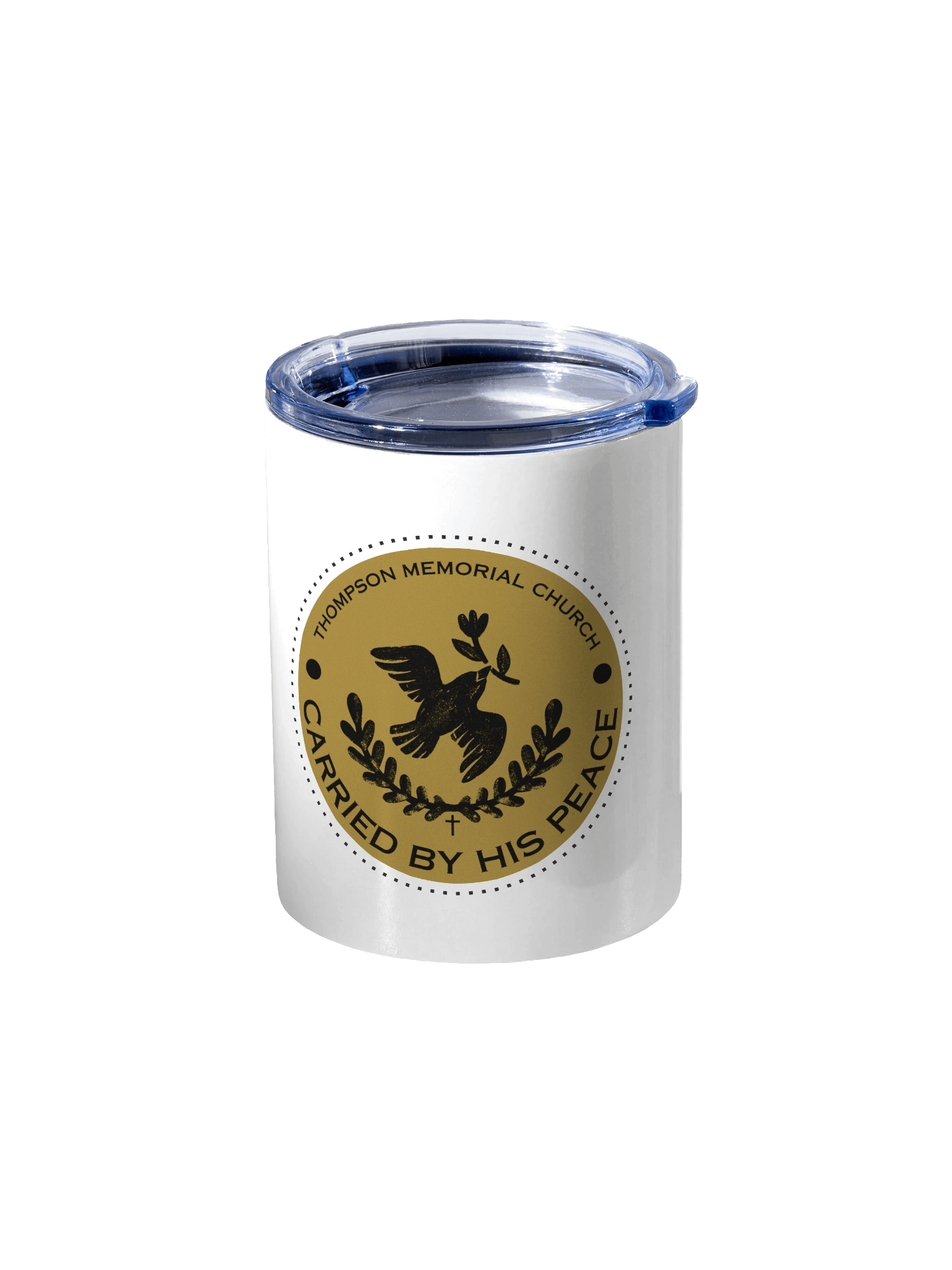 Carried By His Peace Stainless Steel Tumbler product image (2)