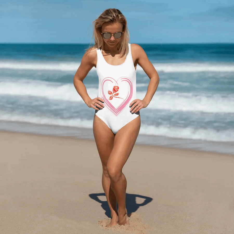 Golden Rose Heart All-Over Swimsuit product image (3)