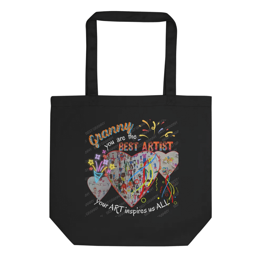 tote bag 'granny you are the best artist .  Your rt inspires us all. perfect gift for granny. product image (7)