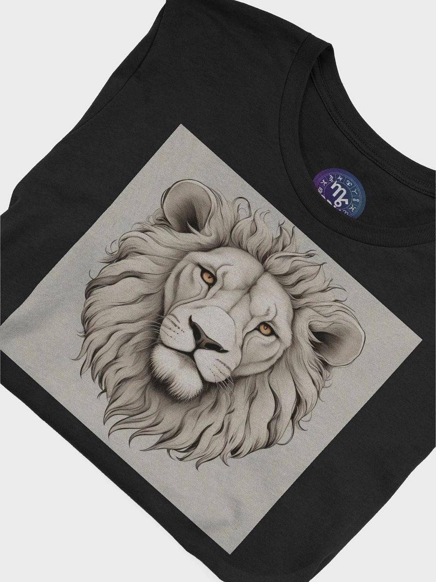 Zodiac Brand Leo Zodiac Unisex T-Shirt - Bold Lion Portrait, Supersoft Fabric product image (7)