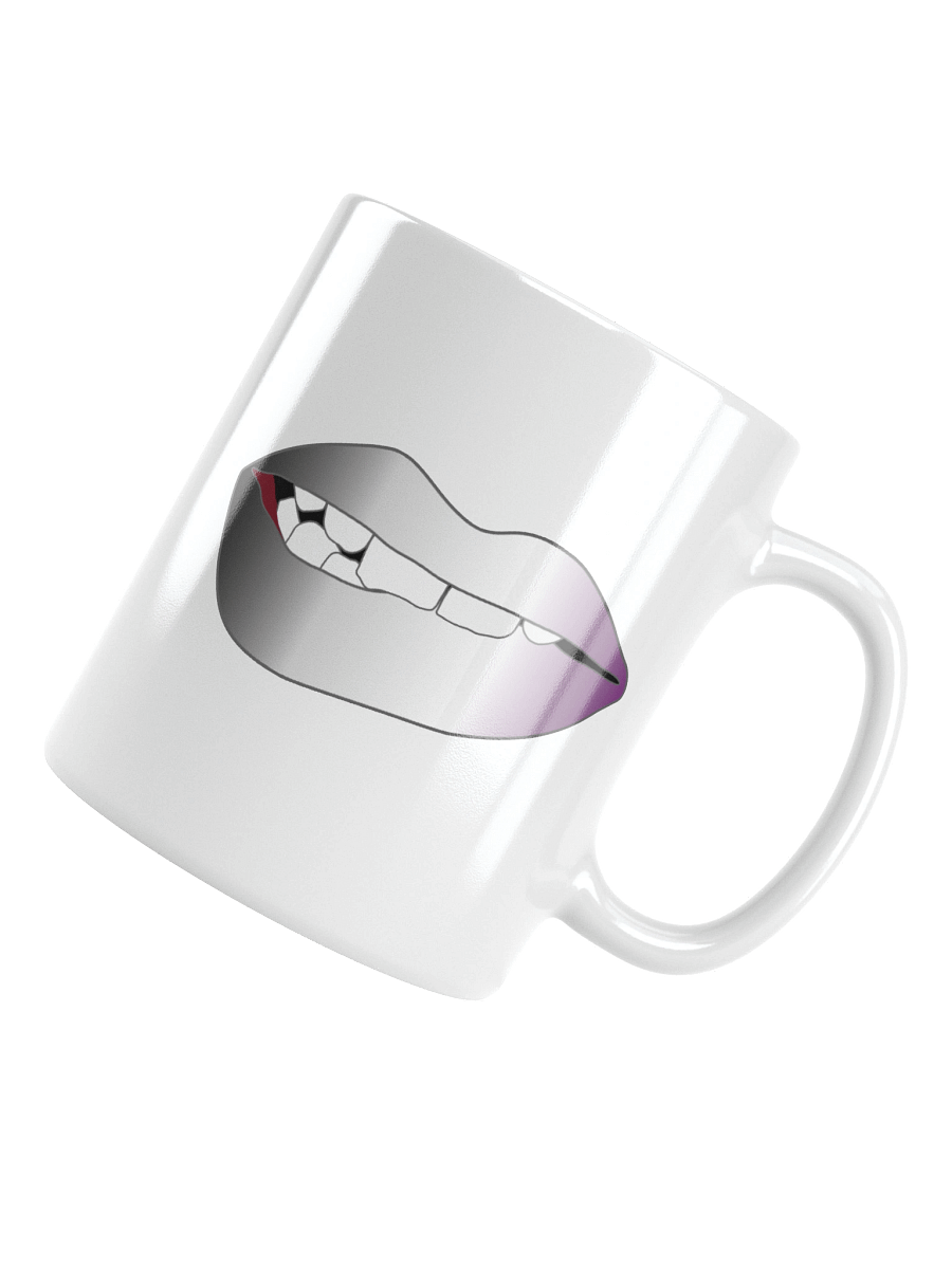 Asexual Pride Gradient Biting Lips Mug product image (4)