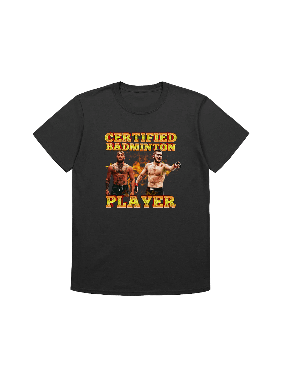 Certified Badminton Player T-Shirt product image (1)