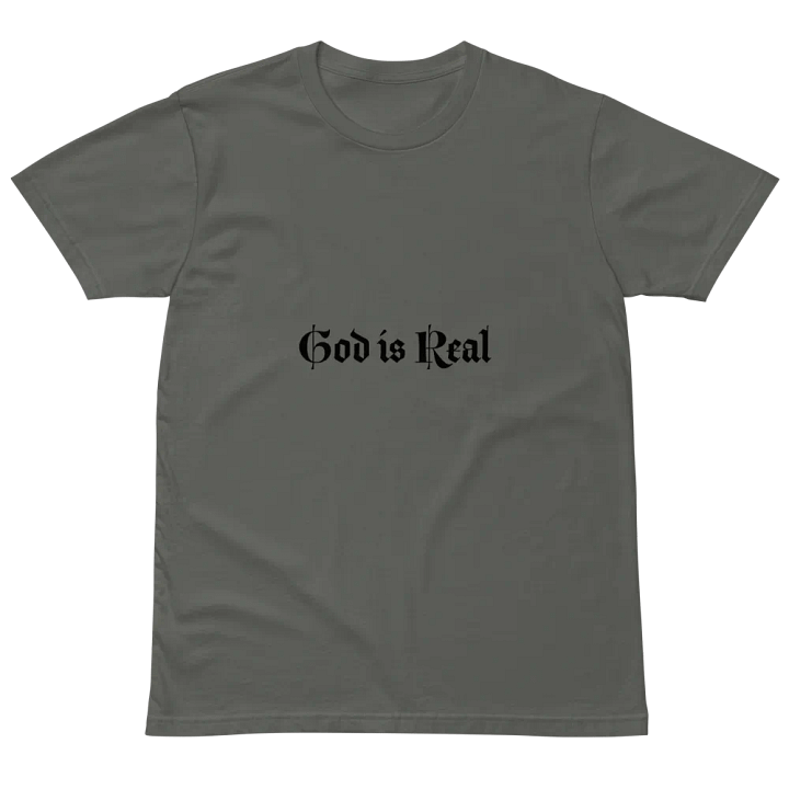 God is Real T-Shirt % Cotton and Comfortable product image (2)