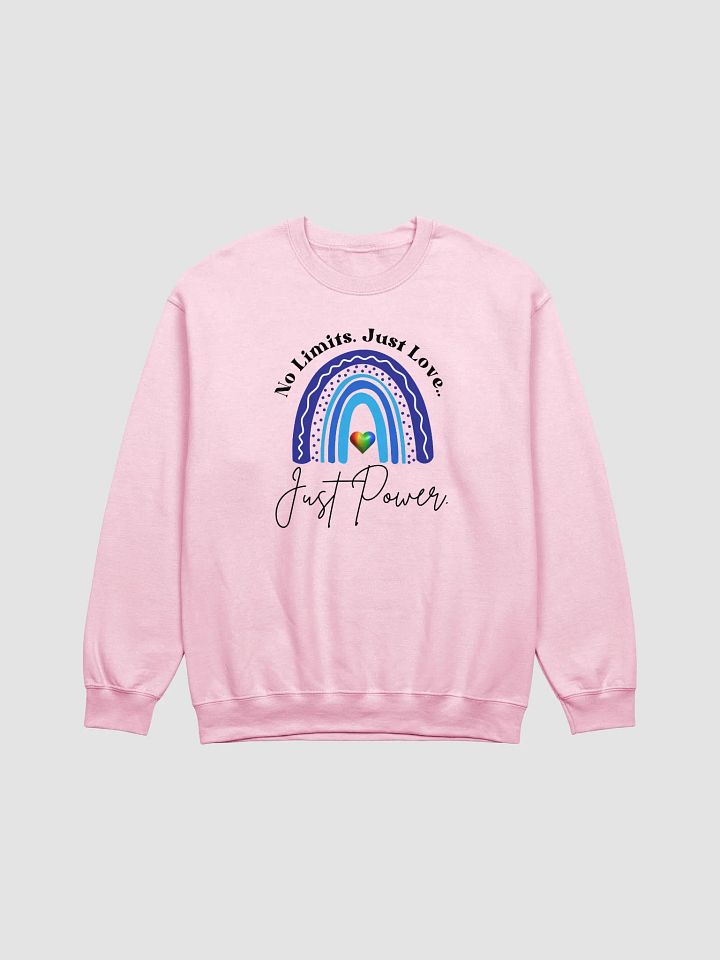 No Limits. Just Love. Just Power. Rainbow Gildan Sweatshirt product image (2)