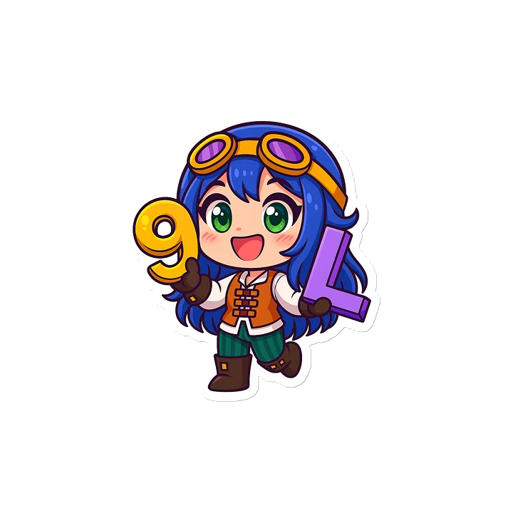 9LS4 Sh4d0wK1tty Die-Cut Magnets product image (2)