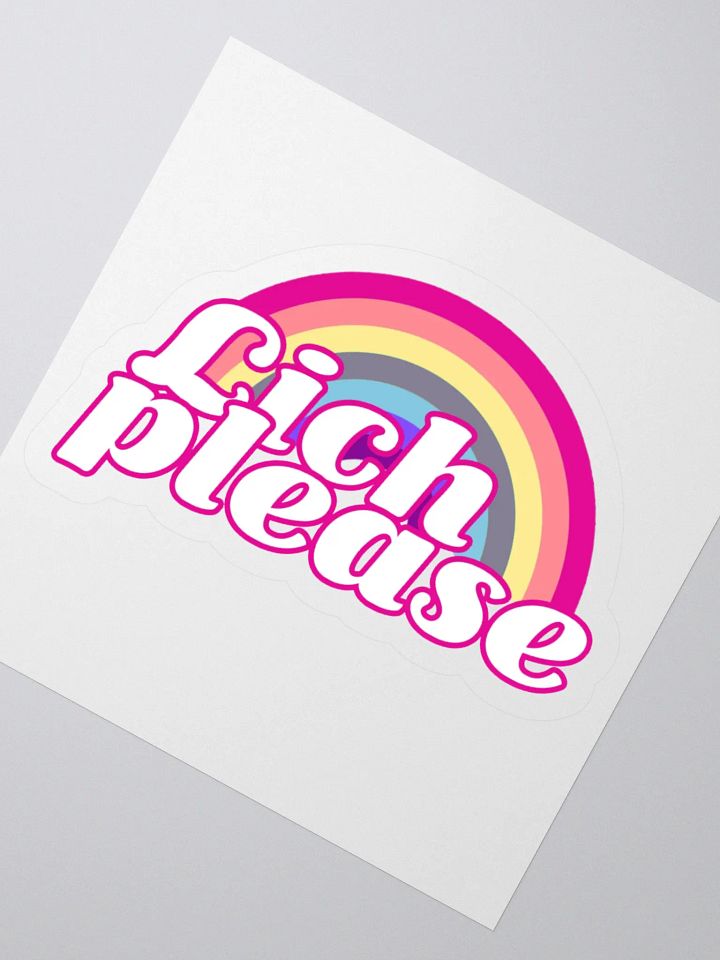 Lich Please Kiss-Cut Sticker product image (2)