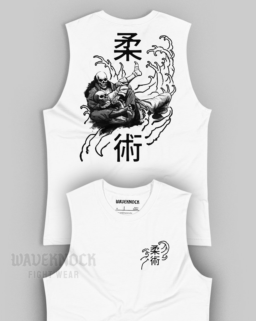 Jiu Jitsu Arco e Flecha Muscle Shirt | White product image (1)