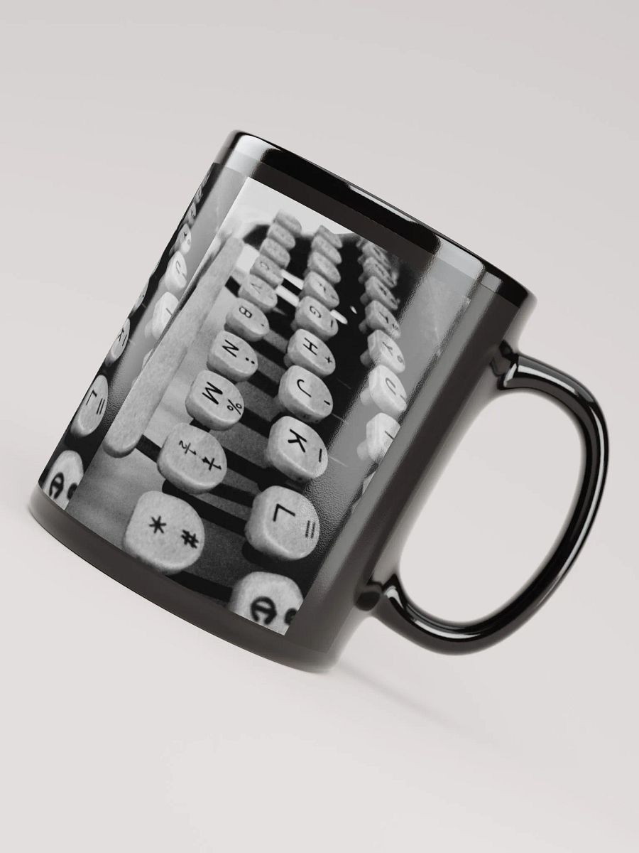 Typewriter Keys - Black & White - Mug product image (4)
