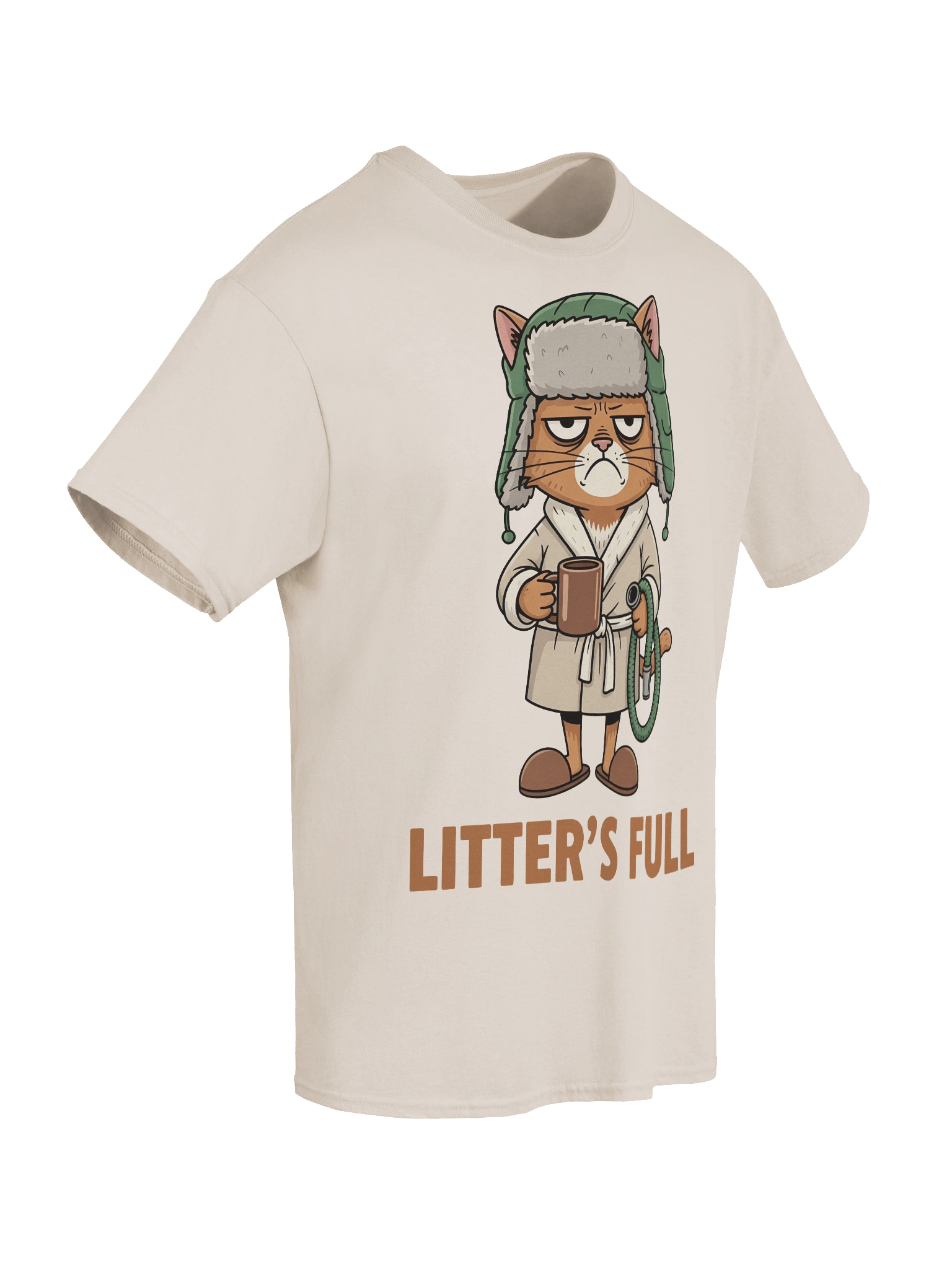 Litter's Full Christmas Vacation Cat T-Shirt product image (20)
