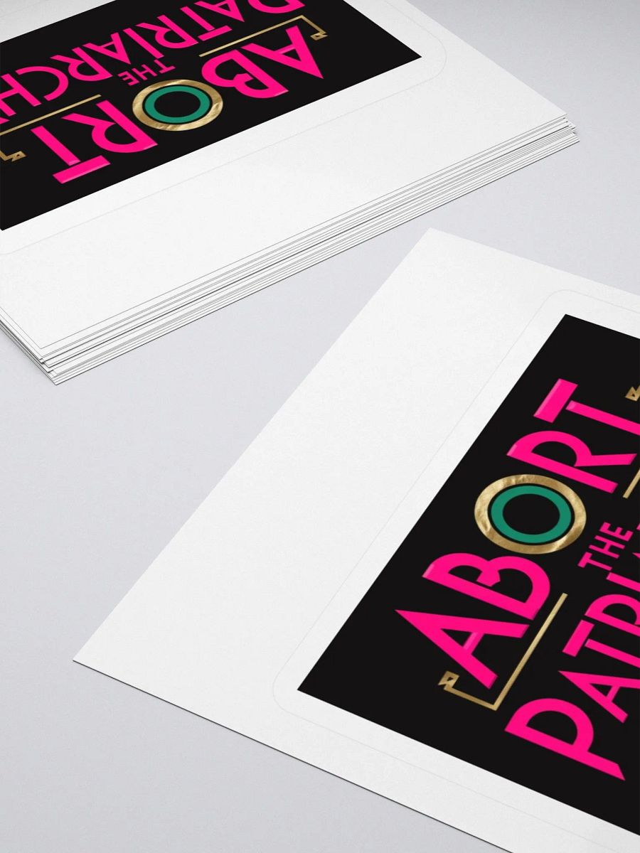 "Abort the Patriarchy" sticker product image (11)