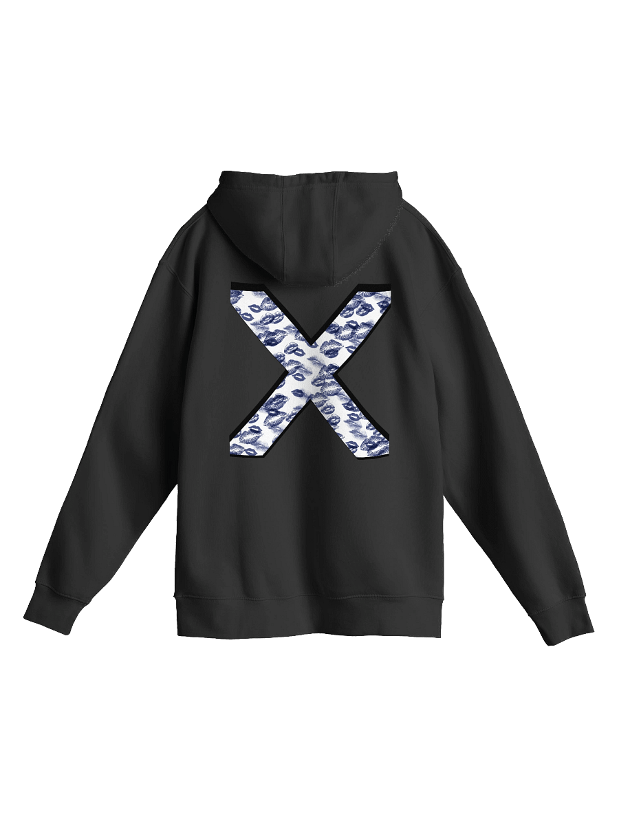 White X Dark Blue Lipstick Kisses | Hoodie product image (1)