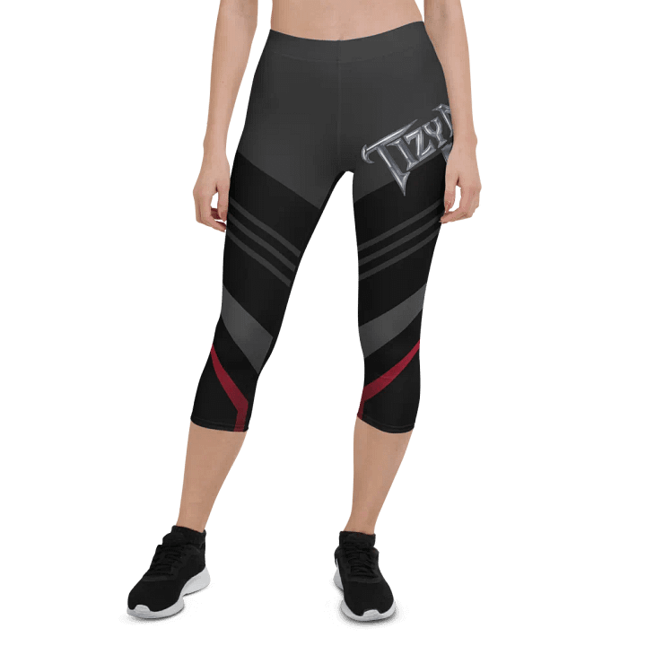 Tizy Mak Chevron Capri Leggings product image (1)