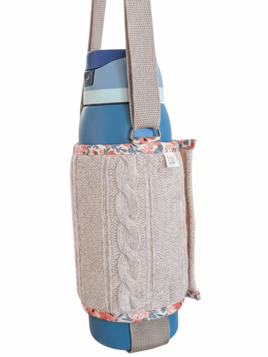 Hands-Free Bottle Sleeve- Wool Knit product image (1)