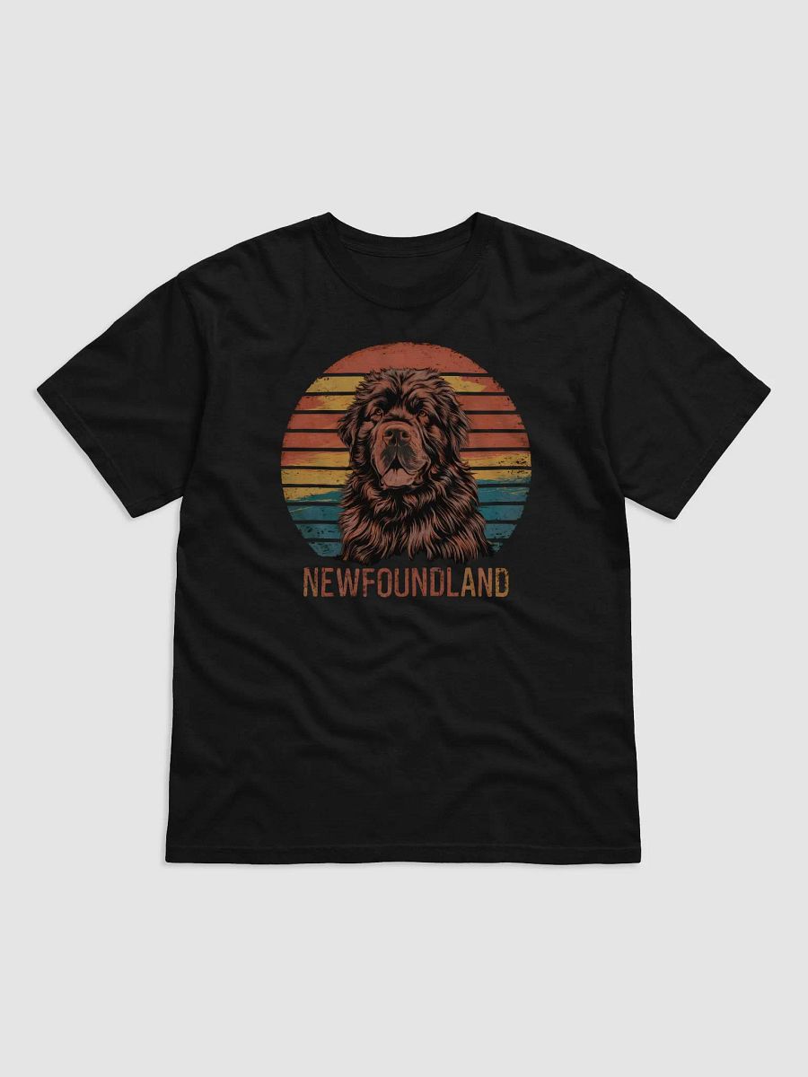 Vintage Newfoundland Dog Lover T-Shirt - Soft Cotton Casual Tee product image (1)