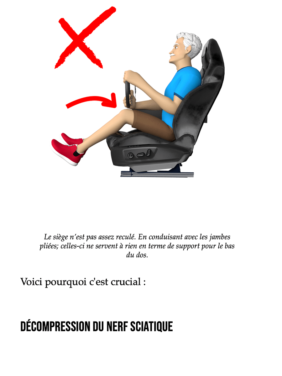 Comment s'asseoir en voiture et faire de longs trajets quand on a une hernie discale lombaire ? product image (7)