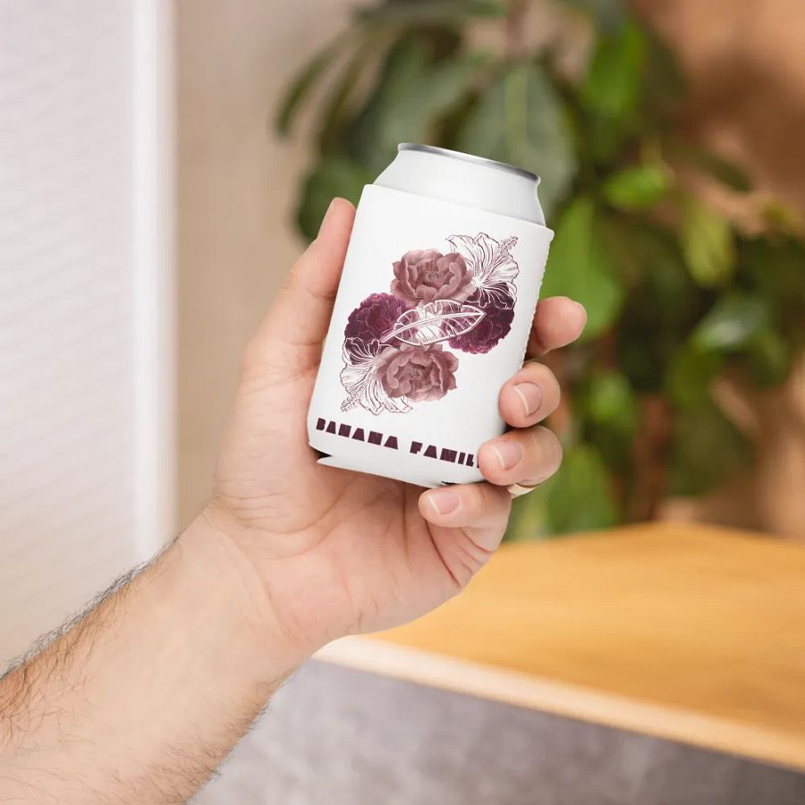 Floral Banana family Can Koozie product image (5)