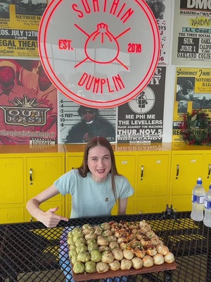 Bring on the dumplings @Sumthin Dumplin 