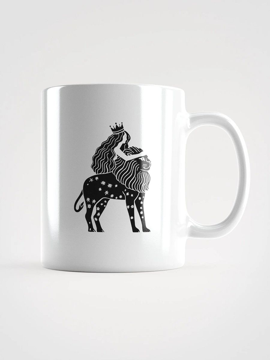 Midnight Reflections Mug - Leo Zodiac Line Art | Lion Star Sign Artwork for Astrology Lovers product image (1)