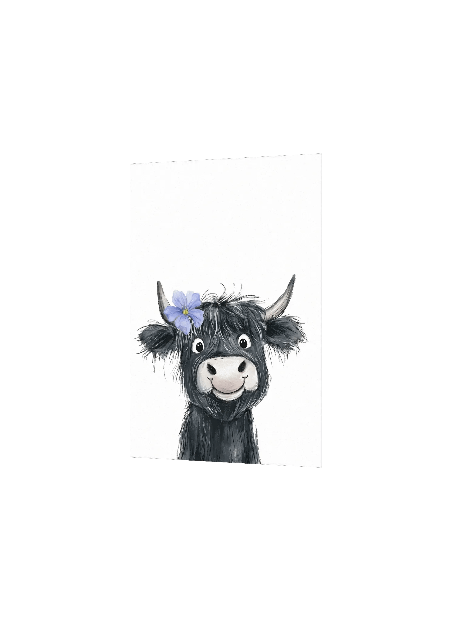 Highland Black Cow, Farm Nursery Print product image (12)