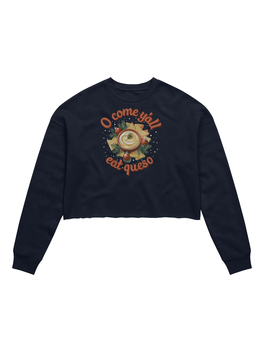 O Come Y'all Eat Queso Distressed Cutoff Fleece Sweatshirt product image (1)