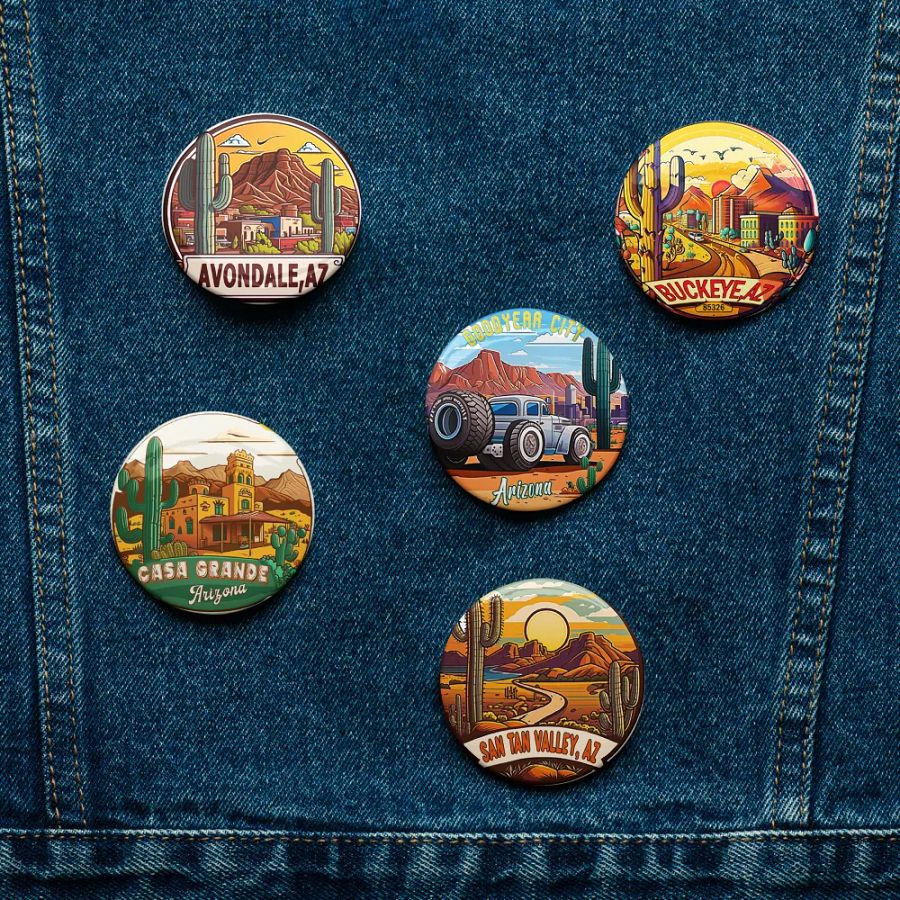 Arizona State - Set Of 5 Pins product image (11)