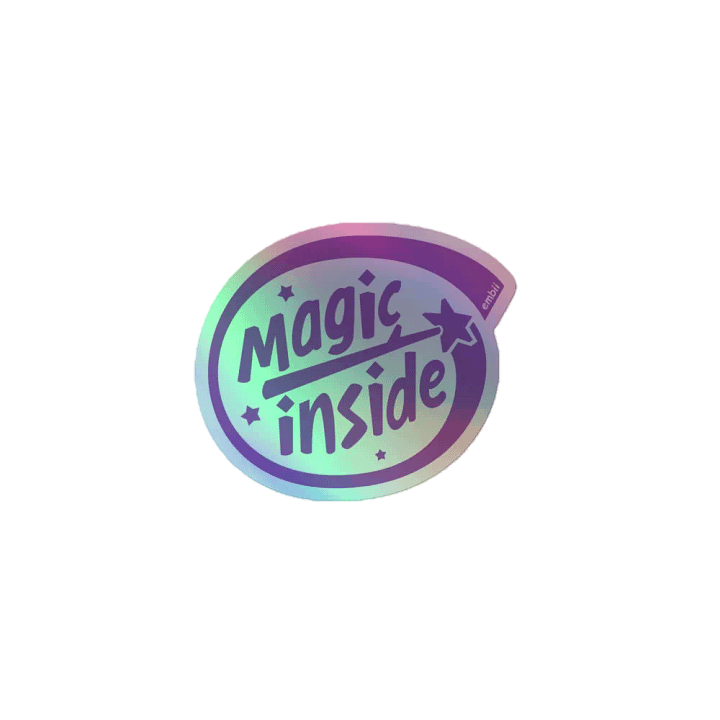 ◖006◗ magic inside holo sticker product image (1)