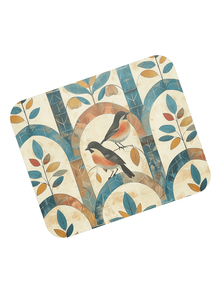 Birds on Arches Mouse Pad by Treasure Pie product image (1)