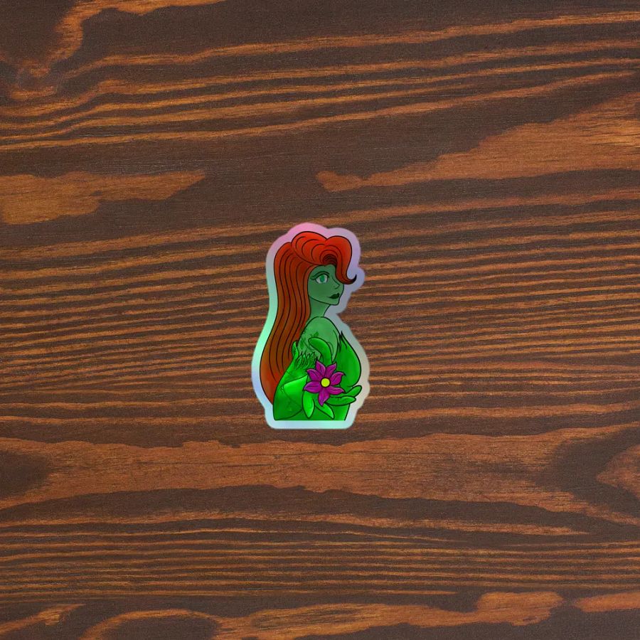 poison ivy holo sticker product image (5)