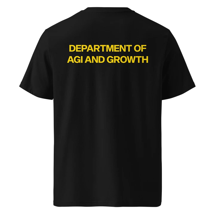 department of agi and growth t-shirt - 100% organic cotton product image (2)