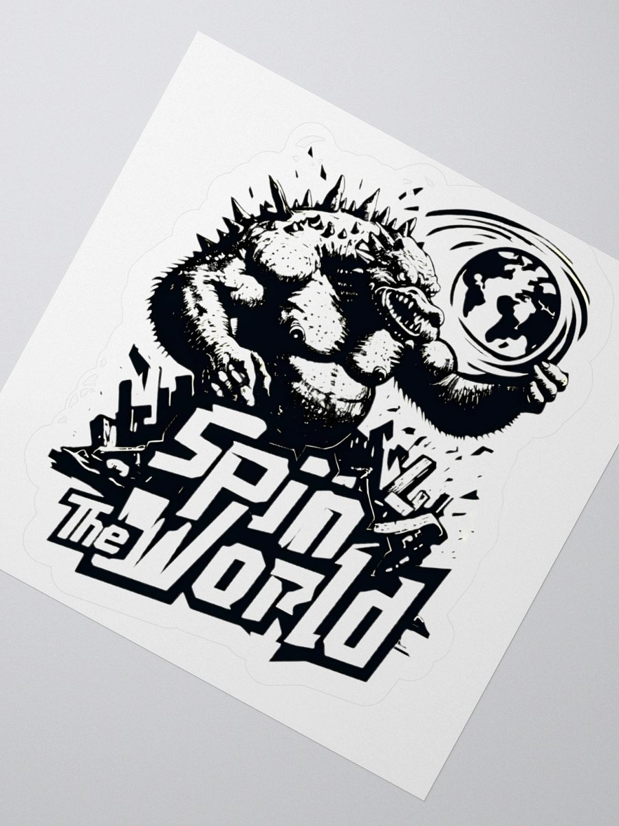 Dynamic Monster Spins the Globe Sticker product image (6)