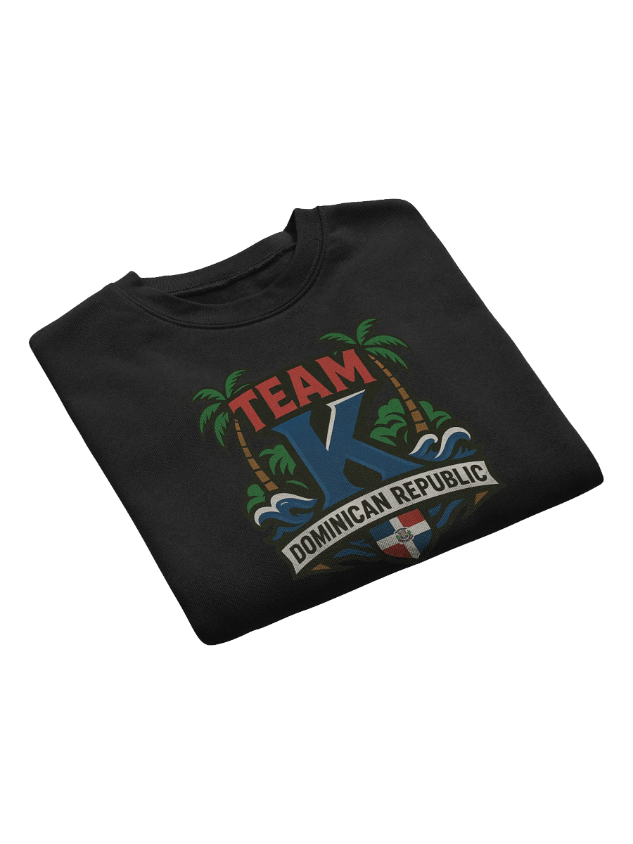 TEAM K Dominican Republic Crop Sweatshirt product image (19)