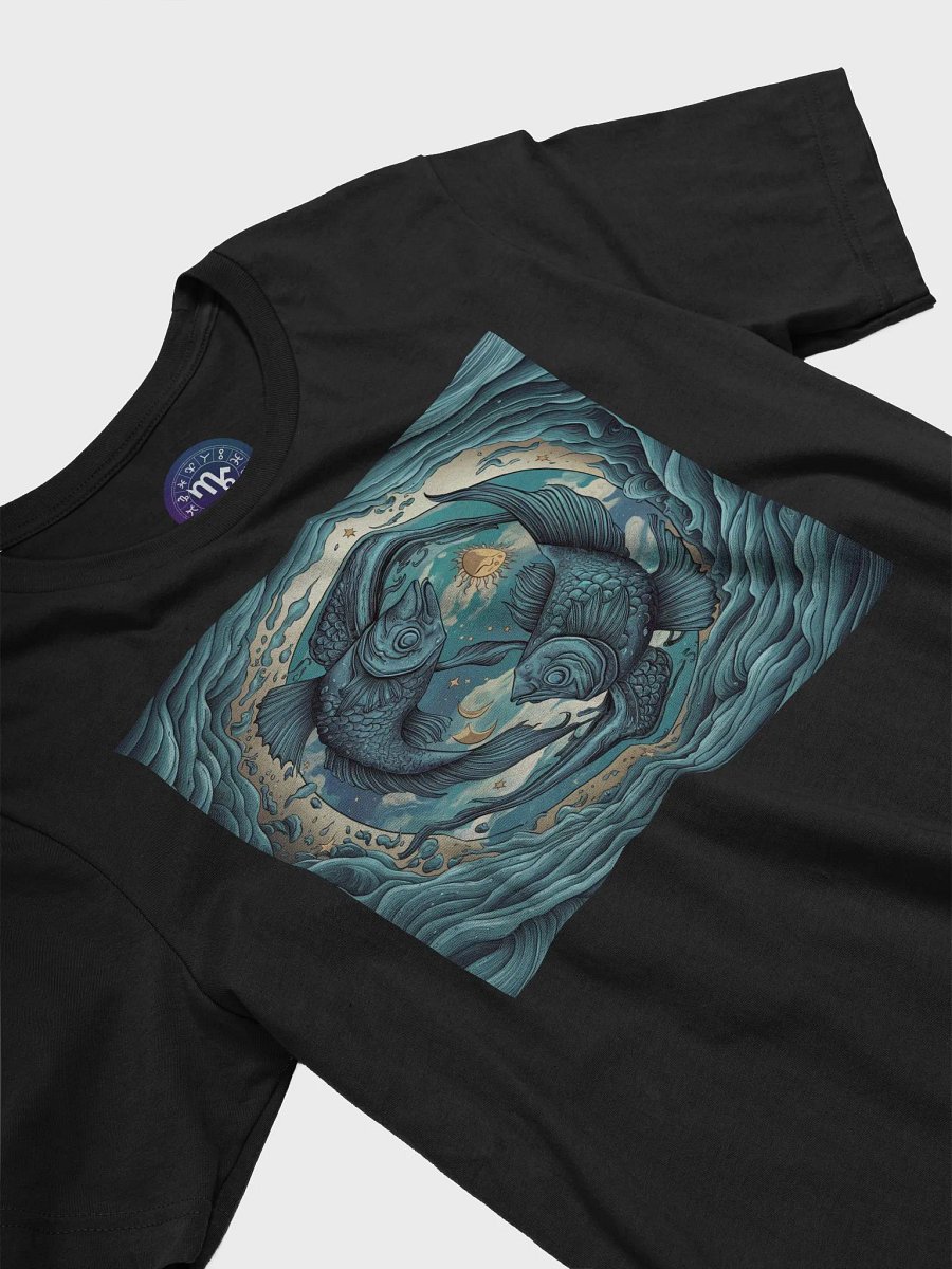 Pisces Zodiac Unisex T-Shirt - Oceanic Fish Design, Astrology Gift product image (5)