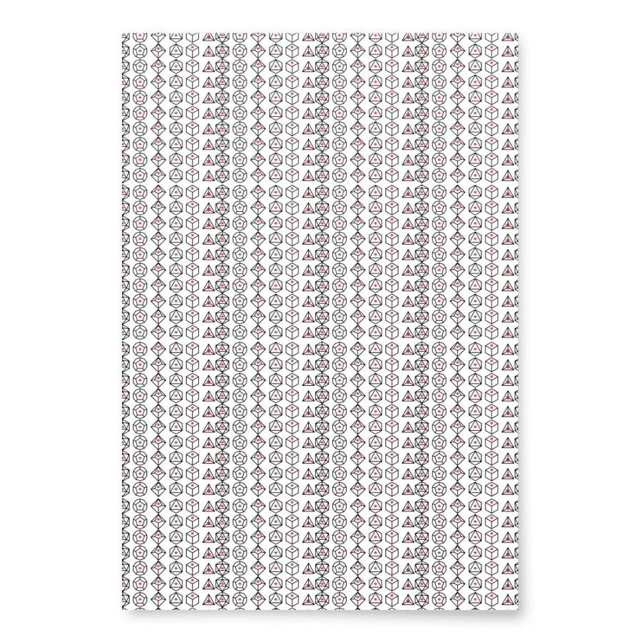 Logomancy Dice Set Wrapping Paper product image (2)