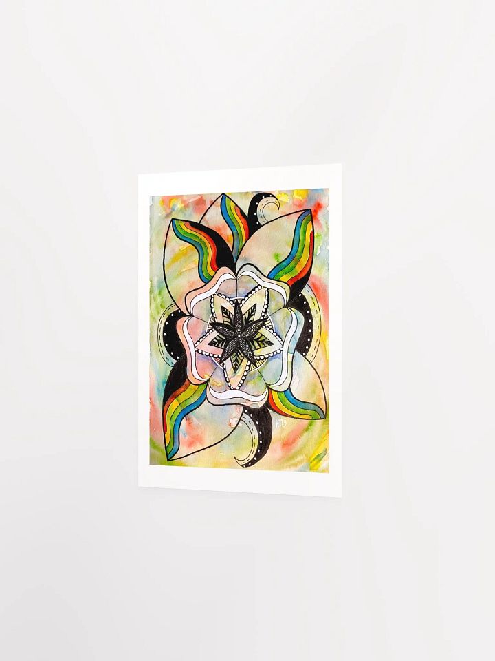 Cosmic Bloom Matte Poster product image (4)