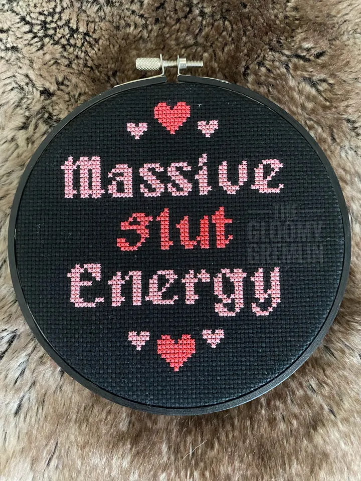 Massive Slut Energy - Cross Stitch Pattern product image (1)