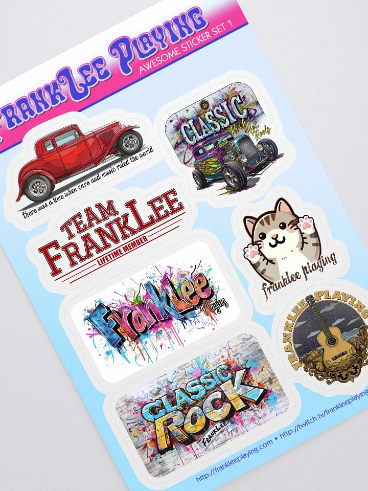 FrankLee Playing Awesome Sticker Set 1 product image (1)
