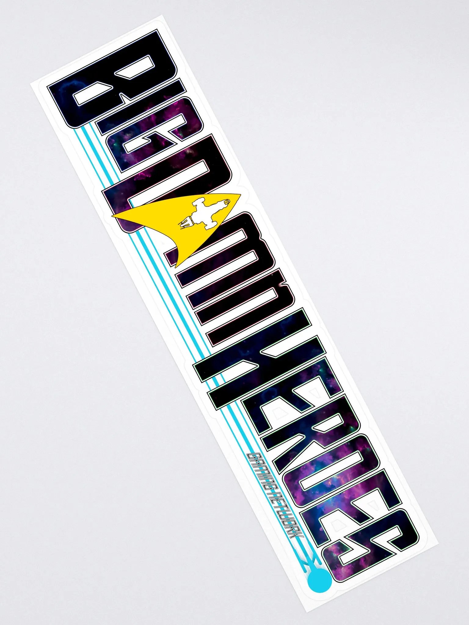 Futuristic Sci-Fi Typography Kiss-Cut Stickers product image (2)