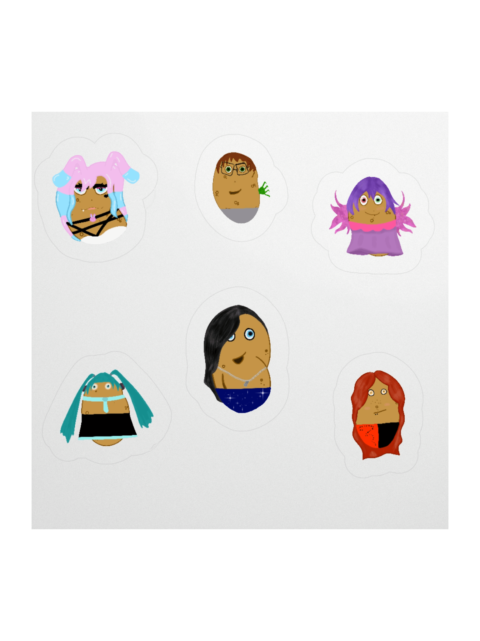 Tater Army Sticker Set 1 product image (3)