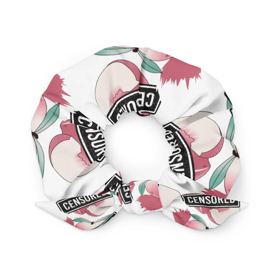 Censored Peach All-Over Print Scrunchie product image (1)