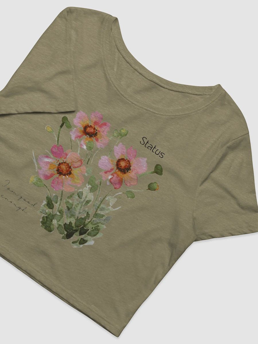 I Am Enough Status Crop Top product image (5)