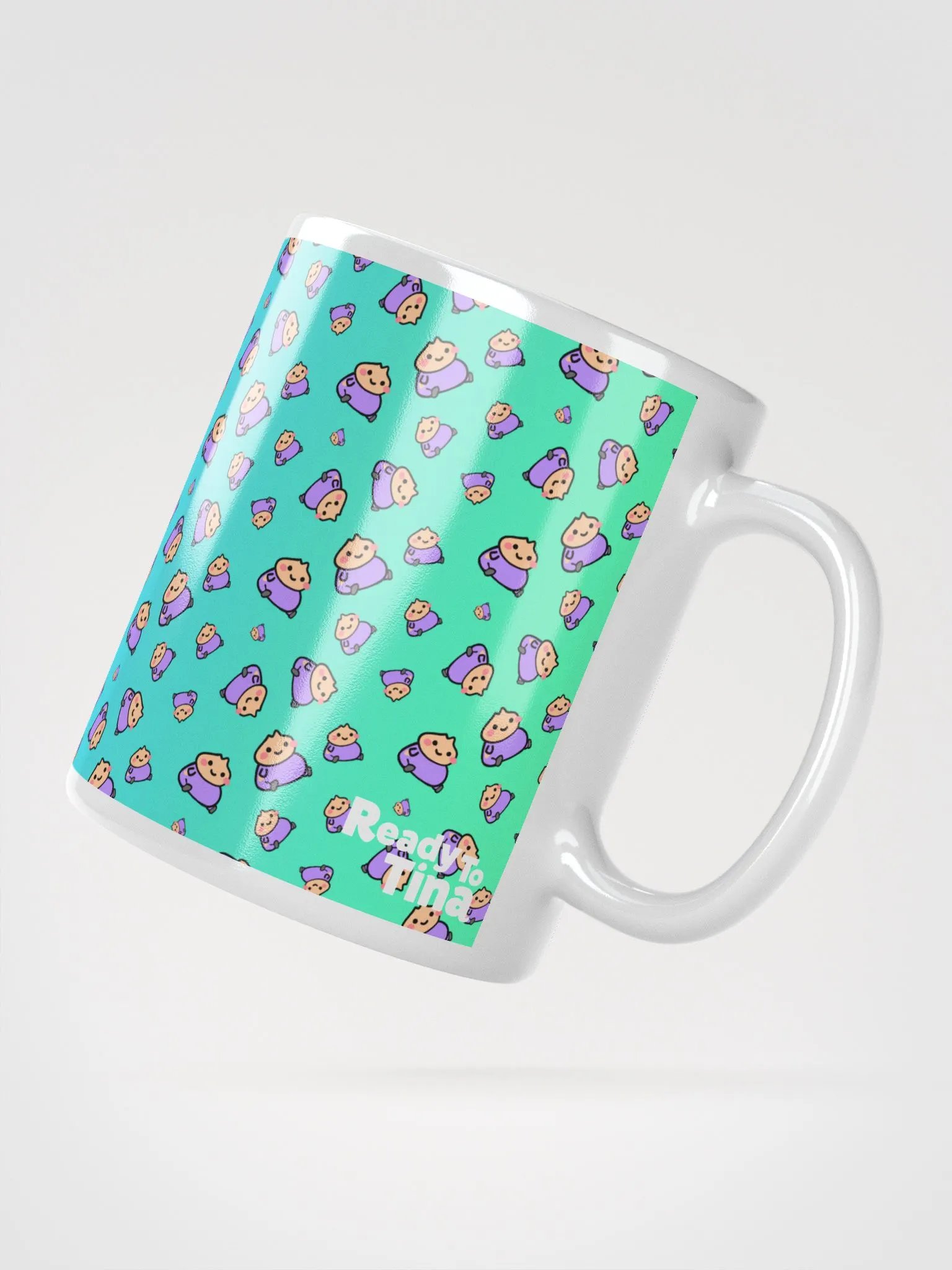 Dumpling Sitt | 1 | BIG | Pattern on Gradient | Glossy Mug product image (3)