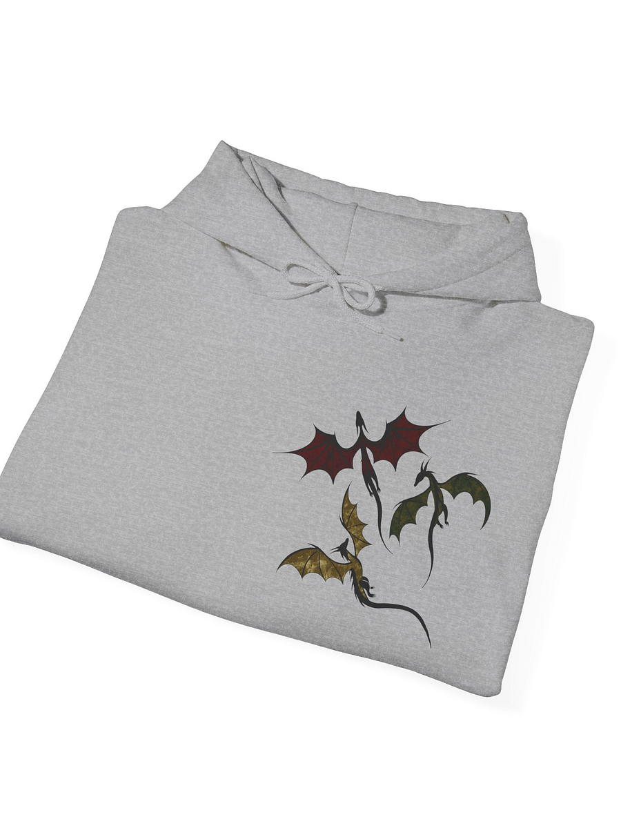 Fantasy Dragon Hoodie - Baby Dragon Trio Unisex Pullover Hooded Sweatshirt product image (10)